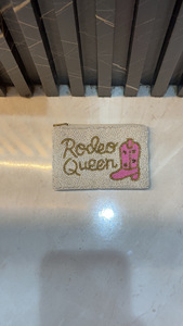Bolso de mano Rooster Queen con gráfico textil, detalles bordados y cierre de cremallera para mujer, con esculturas y detalles decorativos - Product Image 5