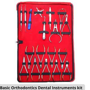 Kit d'instruments dentaires orthodontiques de base 18 pièces, kit composite manuel en acier inoxydable de haute qualité certifié CE par Grip Surgical - Product Image 4