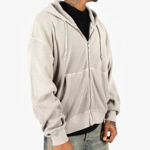 Factory Price embroidered heavyweight hoodies made with cotton hoodie fabric for private labels - Product Image 3