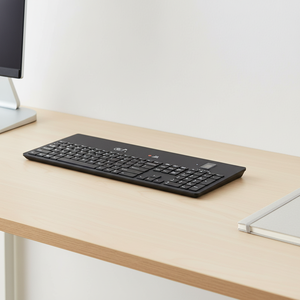 Nouveau clavier de bureau filaire USB Type-C sans fil en plastique à 108 touches avec lecteur d'empreintes digitales et fonction de coupe-copie - Product Image 3