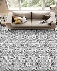 Carreaux de sol en céramique Premier 400x400mm, aspect marbre moderne brillant, antidérapants, antibactériens, longue durée de vie, 8mm d'épaisseur, garantie 5 ans - Product Image 2