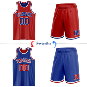 Maillot de basket-ball réversible, vêtements de sport d'équipe, impression par sublimation - Product Image 2