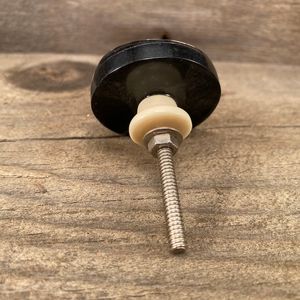 <b>Rustic</b> Resin Cabinet Knob Round Zebra Stripe Design Furniture Handle Drawer Pull for Storage Closet Use vibrant resin handle - Product Image 4