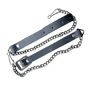 Scottish Handmade Leather Tartan Sporran Celtic Embossed Knot Design Sporran Highland Kilt Sporran With <b>Chain</b> <b>Belt</b> - Product Image 4