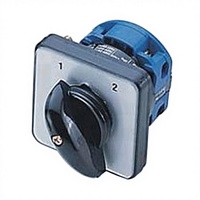 Interruptor Rotativo de Leva 25A, 60 Grados, 1 Polo 2NO, Metal y Plástico, 600V, IP54, Certificado CT//RU, para Electrodomésticos, Terminal de Tornillo