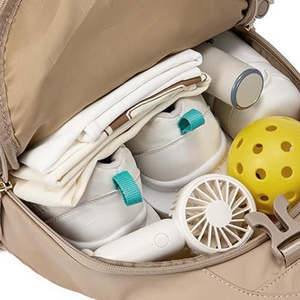 Bolsa Deportiva Unisex Personalizada con Logotipo para Raquetas de Tenis y Pickleball, Bolsa de Hombro Deportiva de Cuero Genuino para Tenis - Product Image 4