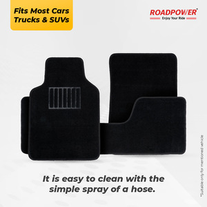 ROADPOWER (RP-MAT-032) Tapis de sol de voiture premium 3 pièces, durable, conception facile à installer, construction de tapis haut de gamme et talonnettes renforcées - Product Image 3