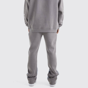 Men's <b>Jogger</b> Pants Custom Heavy Acid Wash Flare Sweat Pants Men <b>Stack</b> Flared Sweatpants Graphic Print Sun Faded Raw Edge Sweat - Product Image 1