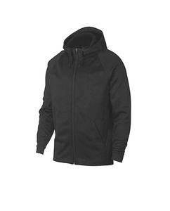 Sweat à capuche zippé brodé à col montant pour homme, personnalisé, en polyester/coton de haute qualité, couleur unie, sur mesure - Product Image 5