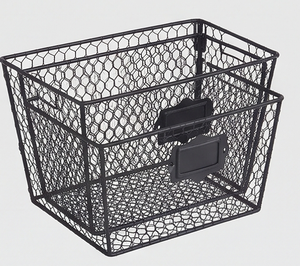 Modern Metal <b>Wire</b> <b>Storage</b> <b>Basket</b> Rectangle Stackable Wall Mounted Multi Purpose Neatening Organizer - Product Image 5