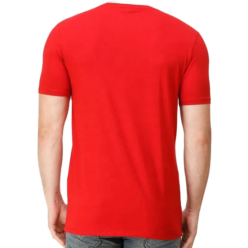 ODM 305 GSM 100 Baumwolle einfarbig Kurzarm Übergröße dickes Herren-T-Shirt schwergewicht Wesentliches blanko Custom Logo T-Shirt für Herren