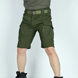 Quick Drying Tactical Shorts Men Summer <b>Waterproof</b> Wear-Resistant Multiple Pockets Breathable Thin Hunting <b>Cargo</b> <b>Pants</b> Mid - Product Image 4