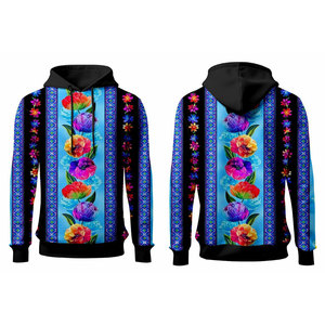Sweat à capuche unisexe en polyester à sublimation polynésienne, couleur personnalisée, haute qualité, toutes saisons, vêtements décontractés tendance - Product Image 4