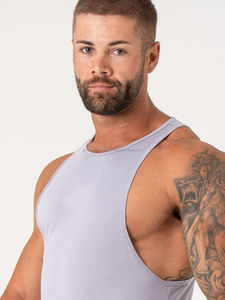 Camiseta sin Mangas para Hombre, 100% Algodón, Informal, para Gimnasio, Ligera, Transpirable, Fabricante Profesional, Top Ventas - Product Image 6