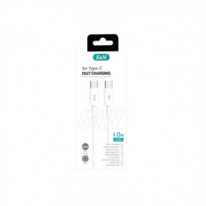S&N <b>Type</b> <b>C</b> To <b>Type</b> <b>C</b> <b>Charging</b> Data <b>Cable</b> 60W Fast <b>Charging</b> 1.0M - Product Image 2