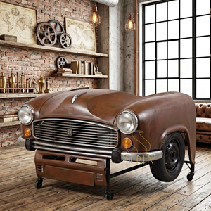 โต๊ะทำงานและโต๊ะอ่านหนังสือไม้จริงรักษ์โลก SUREN SPACE สำหรับห้องนั่งเล่นที่บ้าน - ดีไซน์แบบช่างฝีมือ - Product Image 1