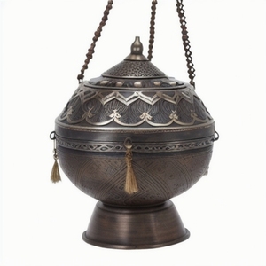 Brass Metal <b>Indian</b> Incense Burner Natural Therapeutic Sandalwood Fragrance <b>Home</b> <b>Decor</b> - Product Image 4