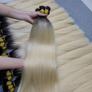 ผมมนุษย์แท้สำหรับต่อผมมนุษย์ผมเรมี่แท้จัดแนวทำจากผมสีออมเบร - Product Image 2