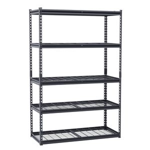 Scaffali di Stoccaggio a 5 Ripiani per Carichi Pesanti da 1360 kg, 50,8 cm di Profondità x 122 cm di Larghezza x 183 cm di Altezza, Scaffalatura Industriale in Metallo Regolabile per Garage - Product Image 2