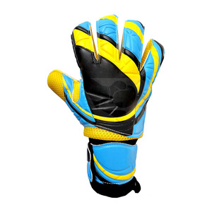 Protective Finger Breathable High Quality Leather Adjustable Non-Slip Professional Goalkeeper Football Gloves - Product Image 2