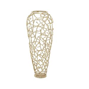 Vase en métal laiton, vase décoratif de luxe pour fleurs, pour le salon, la maison et la décoration de jardin - Product Image 6