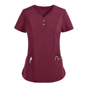 Uniformes Médicos de Verano Personalizados de Alta Calidad para Enfermeras, Uniformes de Hospital Unisex, Último Diseño, Algodón Twill con Spandex, Venta al Por Mayor - Product Image 2