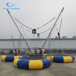 Trampoline gonflable de bungee jumping <span class=keywords><strong>pour</strong></span> 4 personnes, durable, sûr, élastique, divertissant, <span class=keywords><strong>pour</strong></span> enfants et adultes, idéal <span class=keywords><strong>pour</strong></span> les activités de plein air. - Product Image 3