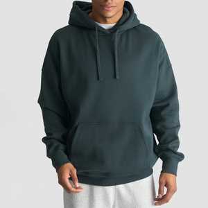 OEM Men Fleece Quick Dry Pocket <b>Hoodie</b> Set Sweatshirt 100% Cotton <b>Long</b> Sleeve Printed Regular Fit Pullover Hoodies Wholesale - Product Image 2