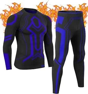 Conjunto de compresión elástica de talla grande más vendido, logotipo personalizado, conjunto de compresión transpirable y resistente al viento - Product Image 6