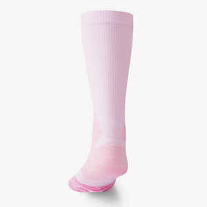 Light Pink Knitted Crew <b>Socks</b> Cushioned Breathable Mesh <b>Sports</b> <b>Socks</b> for <b>Men</b> Women - Product Image 5