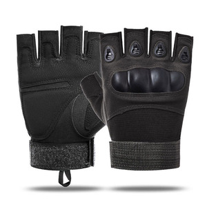 Gants de tir demi-doigts personnalisés en néoprène léger avec fermeture à rabat pour la chasse et l'entraînement en extérieur pour hommes - Product Image 3