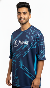 T-shirt oversize streetwear à sublimation pour homme – Coupe décontractée et tendance - Product Image 5