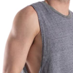 Camiseta Deportiva sin Mangas para Hombre, Estilo Racerback, para Gimnasio, Entrenamiento, Fitness, Ligera, Transpirable, Informal, para Verano - Product Image 5