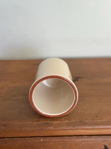 Porte-ustensiles en céramique classique, émaillé brillant, en grès cuit, durable, résistant à la chaleur, organisateur de cuisine compact, rangement pour comptoir - Product Image 3