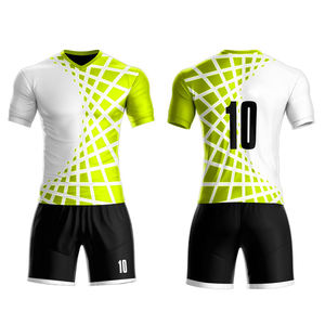 Nouvelle Arrivée 2025 – Ensembles d'uniformes de football personnalisés 100 % polyester, respirants et imprimés, vente en gros - Product Image 1