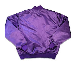 Blousons aviateur en satin personnalisé Veste de baseball en satin 100% polyester pour homme - Product Image 2