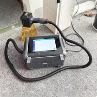 Venta caliente 20W Mini mano Jinan máquina de marcado láser para la máquina de grabado de marcado de número de placa de coche