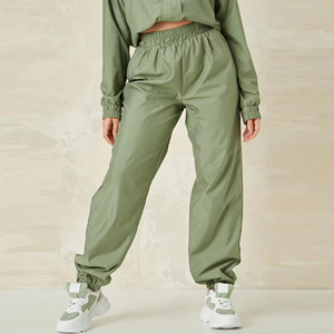 Ensemble coupe-vent décontracté et attrayant pour femme, 2 pièces, qualité durable, avec logo personnalisé, pour l'hiver, respirant, style survêtement - Product Image 6