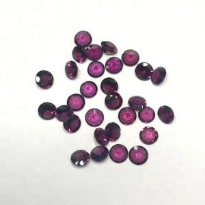 Pierres précieuses en grenat rhodolite violet naturel de 2,5 mm, facettées, taille brillant rond, pour la fabrication de bijoux en argent et or, tendance 2026 - Product Image 1