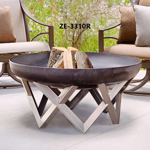 Wholesale Handmade Steel <b>Fire</b> Pit For Hotels Resorts Restaurants And Luxury Outdoor VenuesDecorative Stainless Steel Handmade - Product Image 4