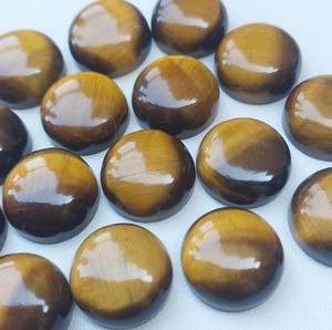 Lote de Cabujones de Ojo de Tigre Dorado Natural al por Mayor para la Fabricación de Joyas - Product Image 1