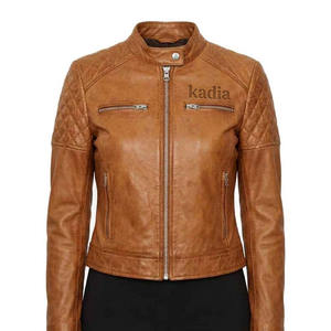 Veste en cuir de mouton souple de qualité supérieure pour homme, matelassée, épaules rembourrées, coupe ajustée, style moto, fabricant sur mesure de haute qualité - Product Image 3