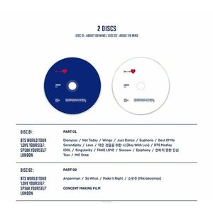 BTS World Tour Love Yourself London pour DVD - Pack complet ouvert sans marque-page - Product Image 4