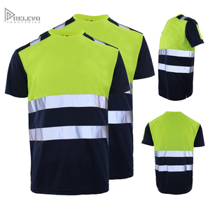 T-shirt de sécurité haute visibilité pour hommes, chemise de chantier ANSI avec impression personnalisée et confort en coton - Product Image 2