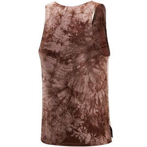 Débardeur pour femme en coton/élasthanne, imprimé par transfert thermique, tie-dye, respirant, écologique, anti-rétrécissement, séchage rapide, printemps, été, automne - Product Image 4