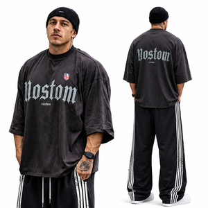 Conjunto Deportivo para Hombre 2026, Camiseta Holgada y Pantalones Anchos de Entrenamiento, Ropa Deportiva Urbana - Product Image 6