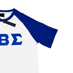 Camisa Premium Raglán Blanca y Azul de Phi Beta Sigma para Hombre, Ajuste Cómodo, Prenda de Alta Calidad para Fraternidad Griega, Ropa Casual - Product Image 6