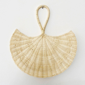 Accessoires muraux en rotin pour la décoration de la maison, salon, chambre, art suspendu bohème naturel - Product Image 5