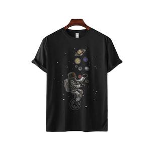 Camiseta de Manga Corta con Cuello Redondo para Hombre, 100% Algodón, Diseño Personalizado en la Parte Delantera, Tela Jersey Estampada con Serigrafía, Antiarrugas, Secado Rápido - Product Image 5