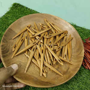 Aguja de madera de acacia hecha a medida de la mejor calidad 100% para coser, tejer bolsas, agujas de tejer, aguja de suéter carbonizada - Product Image 4